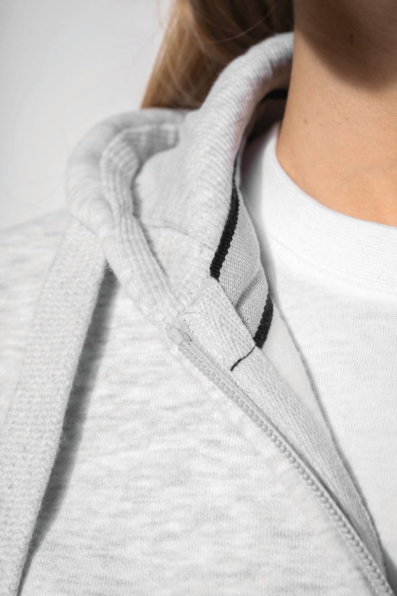 Kariban Kapuzensweatjacke DAMEN KAPUZENSHIRT mit Reißververschluss