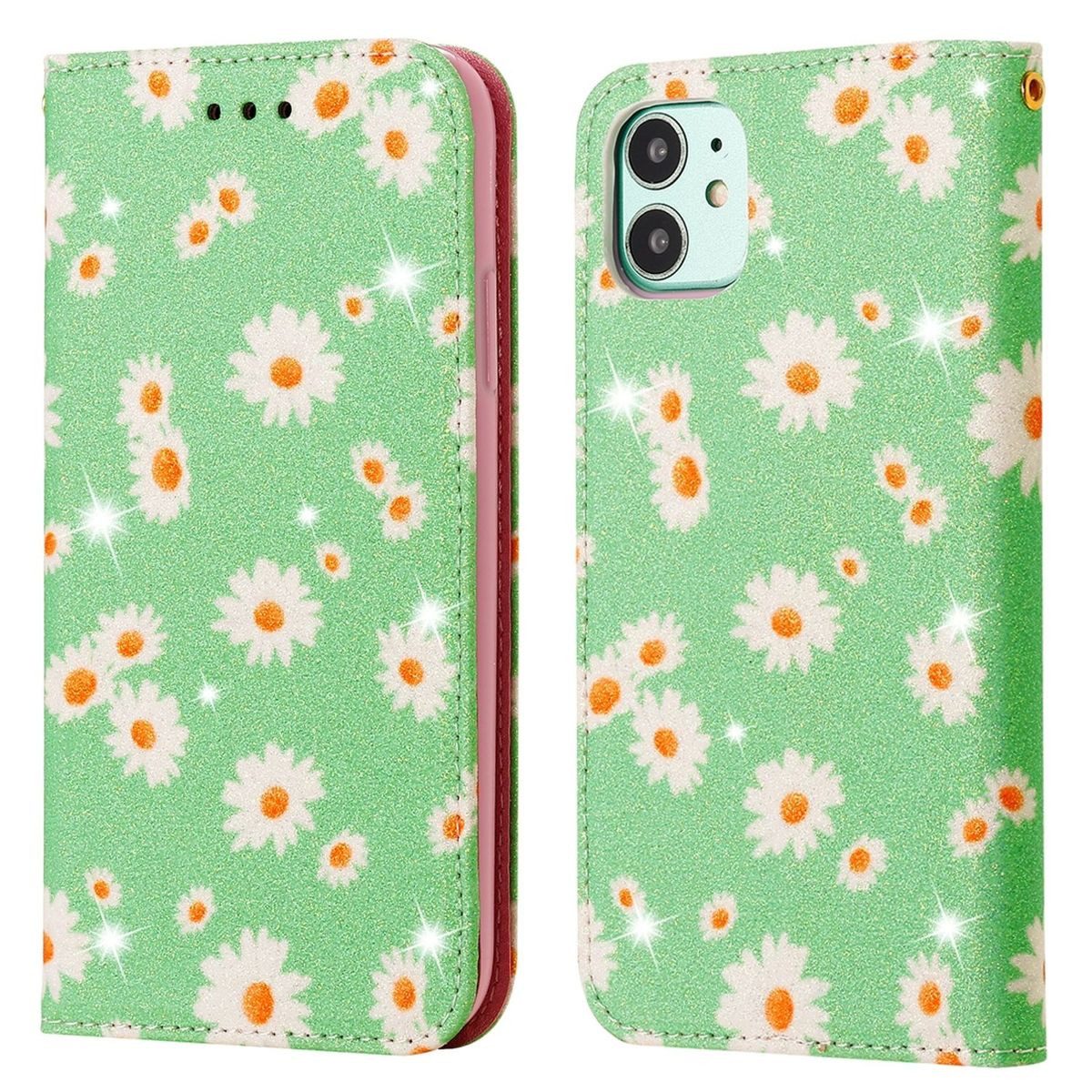 König Design Handyhülle Apple iPhone 11, Schutzhülle Schutztasche Case Cover Etuis Wallet Klapptasche Bookstyle