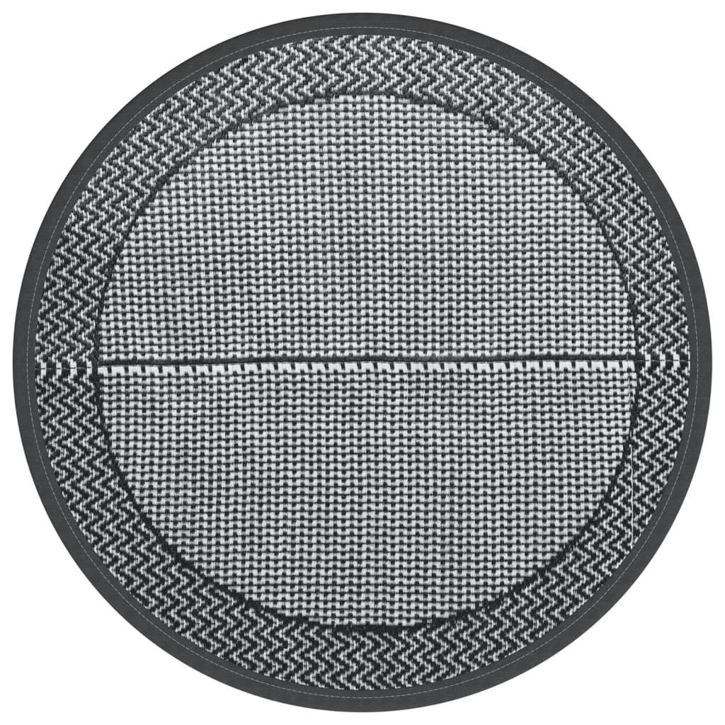 vidaXL Outdoorteppich Outdoor-Teppich ARAKIL Grau Ø120 günstig online kaufen