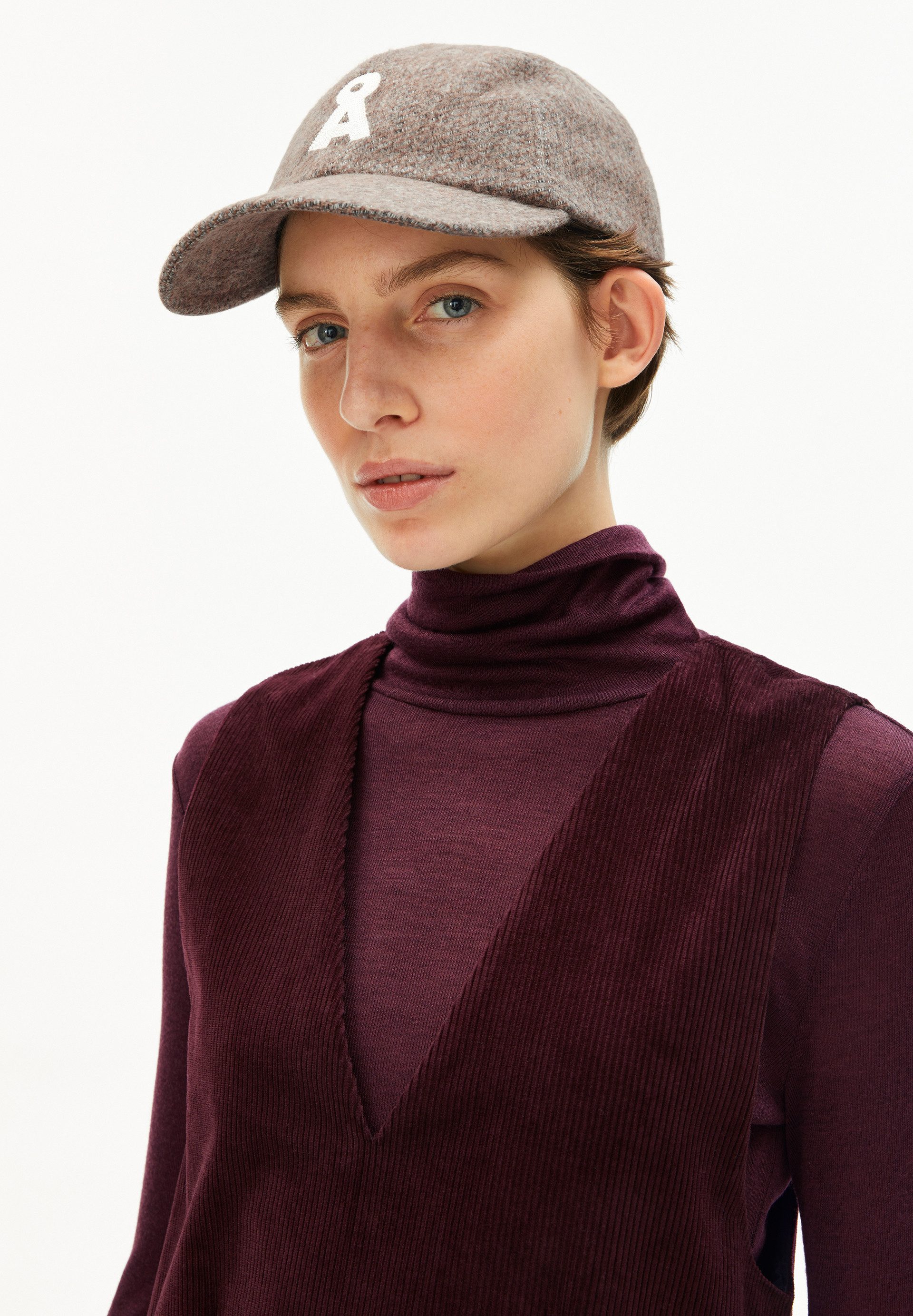 Armedangels Baseball Cap YENAAS TWEED Unisex Kappe Aus Bio-Baumwolle