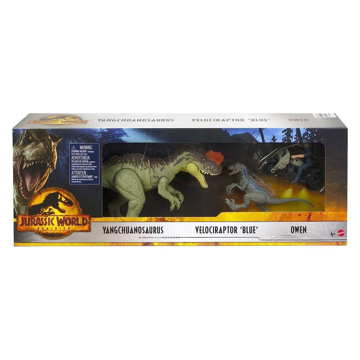 Mattel® Spielwelt Mattel HLP79 - Jurassic World - Spielfiguren-Set, 3 Teile
