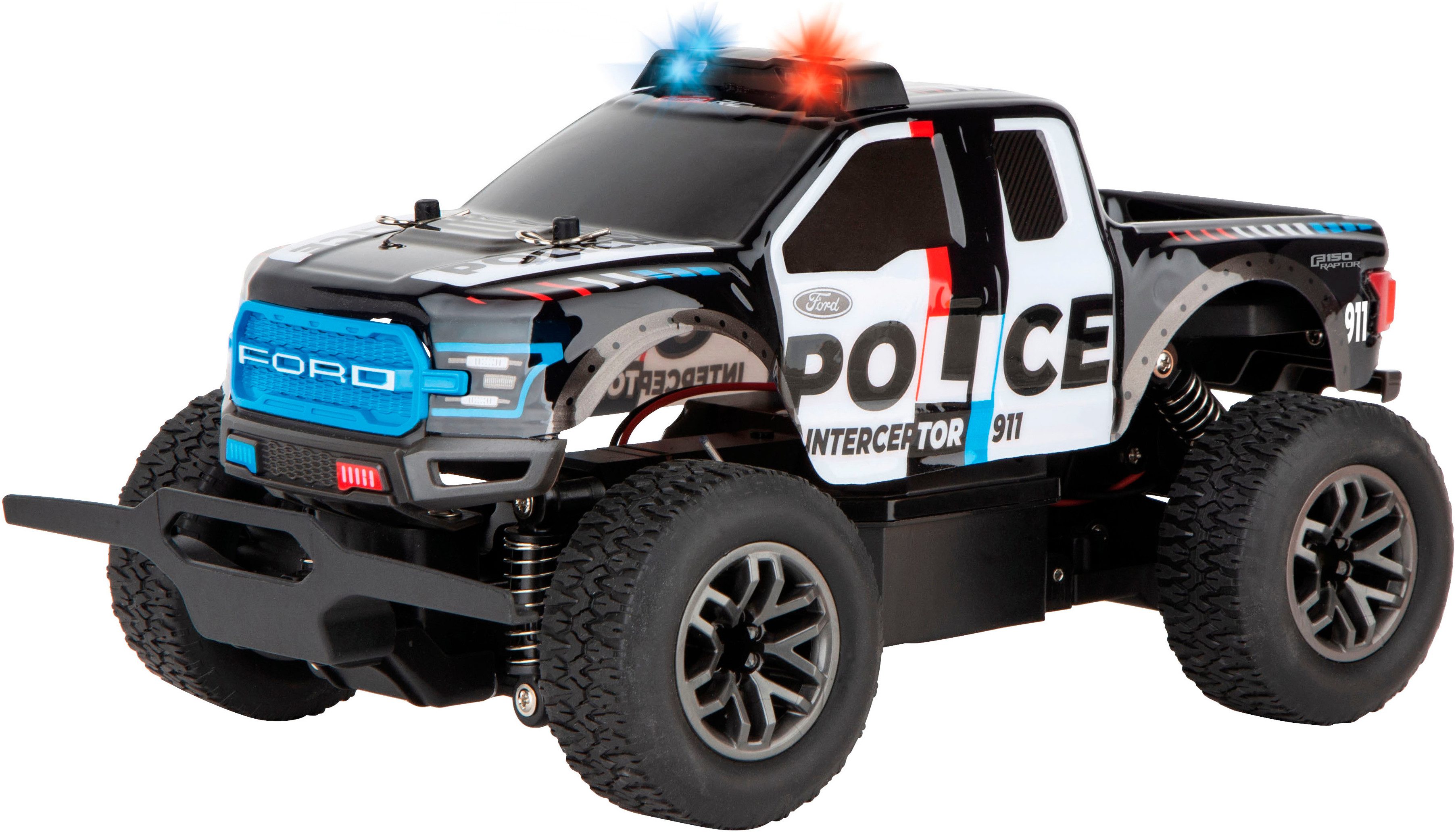 Carrera® RC-Monstertruck Carrera® RC - Ford F-150 Raptor Police, 2,4GHz, mit LED-Licht