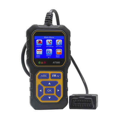 iscooter OBD2-Diagnosegerät AT500 Auto OBD2 Scanner Diagnose-Motorfehlercode-Leser, Fehlerdiagnose bei PKW und LKW; Eigendiagnose-Gerät