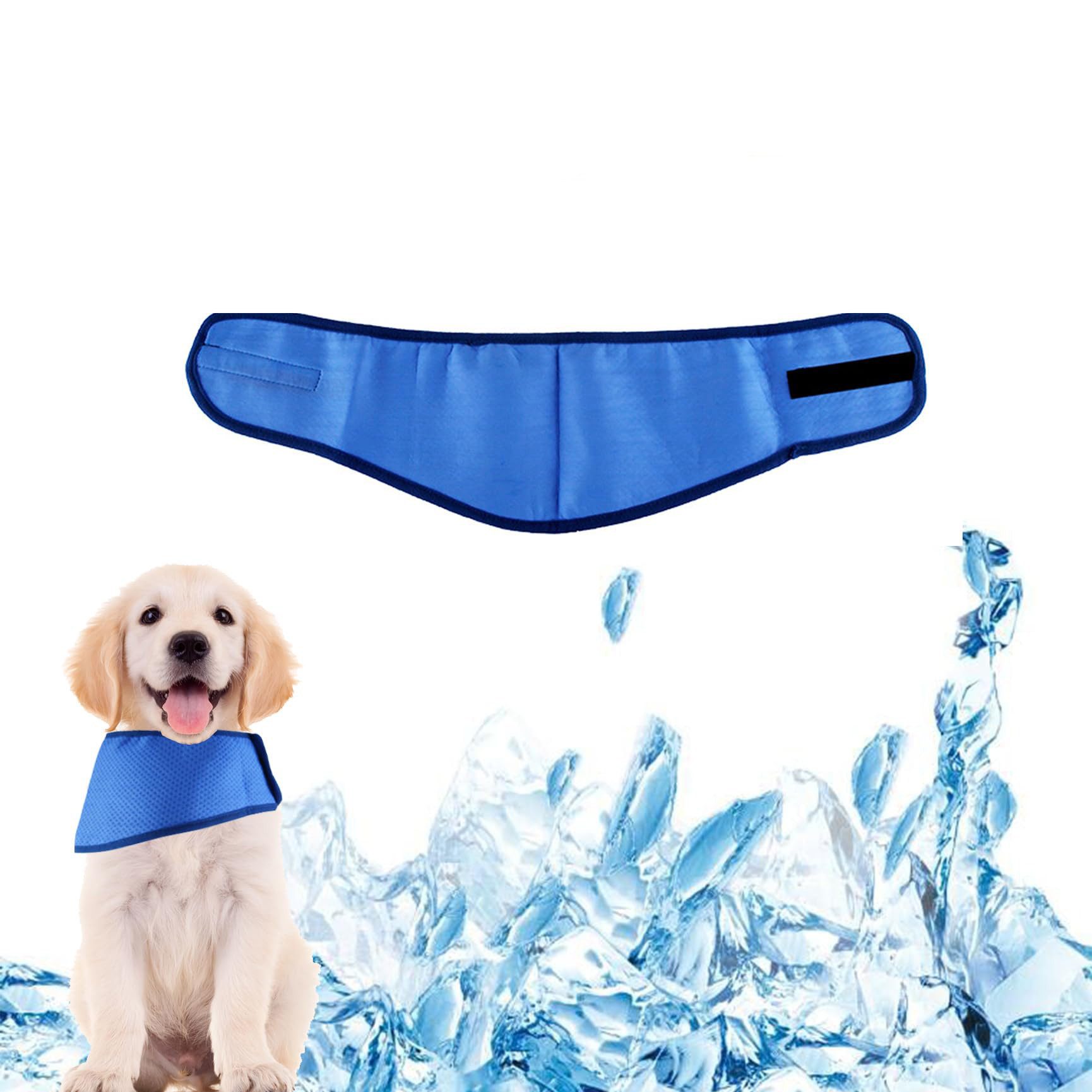 Ledander Hunde-Halsband Kühlendes Hundehalsband,Leicht Kühlhalsband für Hunde Kühlendes, Kühlendes Halstuch für Kleine Mittlere Haustiere Sommer