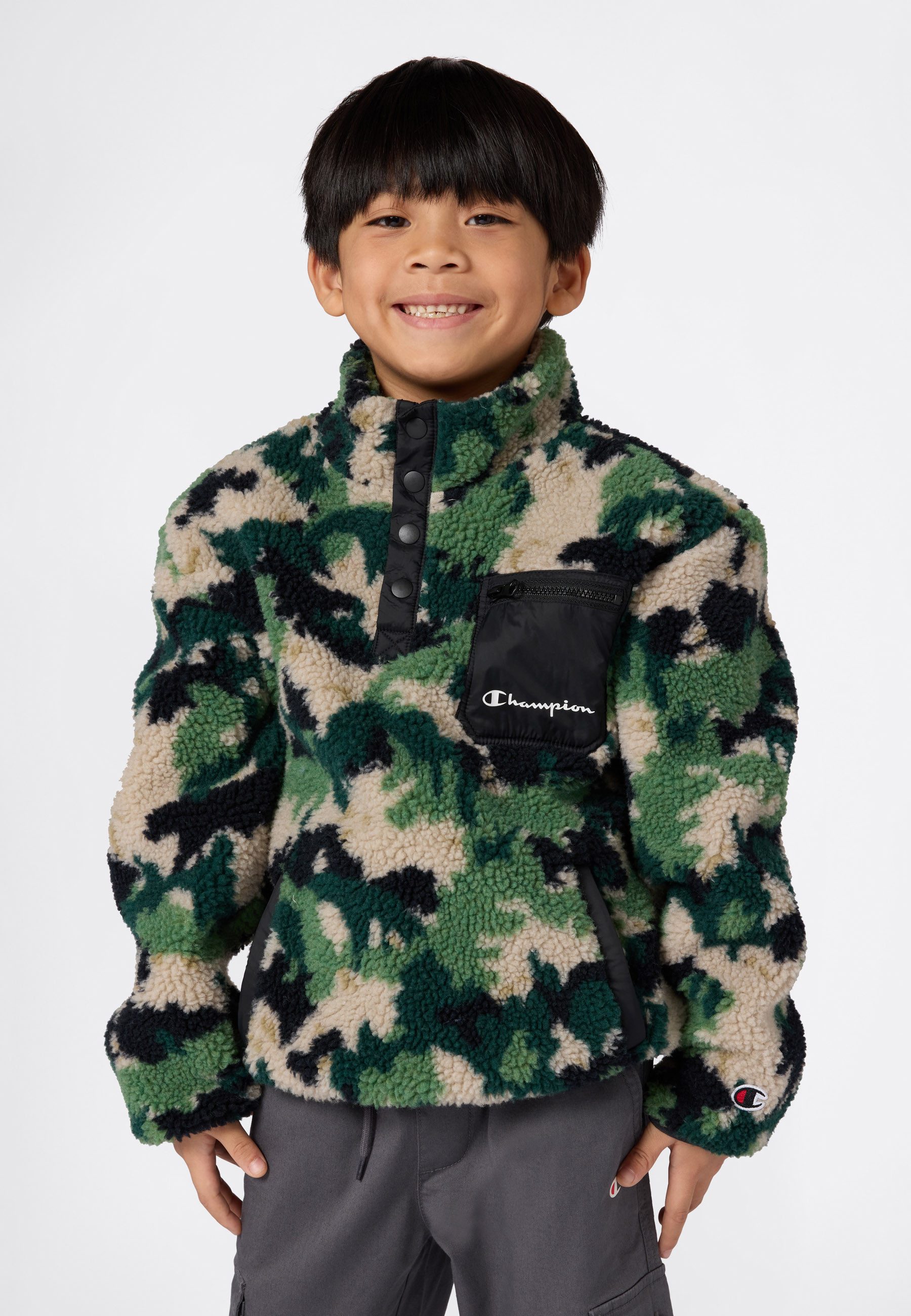 Champion Strickfleece-Pullover Polar Half Zip Top (1-tlg)