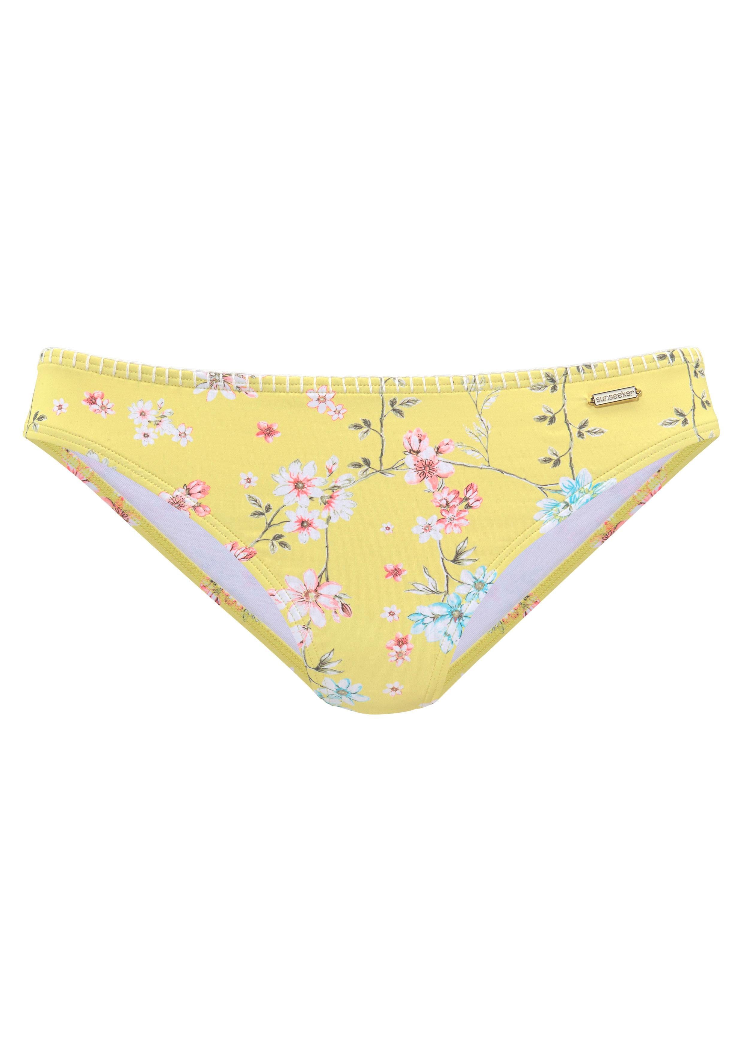 Sunseeker Bikini-Hose Ditsy mit Häkelkante günstig online kaufen