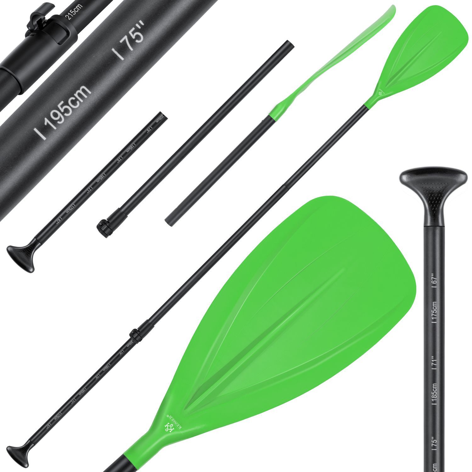 KESSER SUP-Paddel, Paddle 3-teilig für Kayak SUP Stand-Up Paddling Board