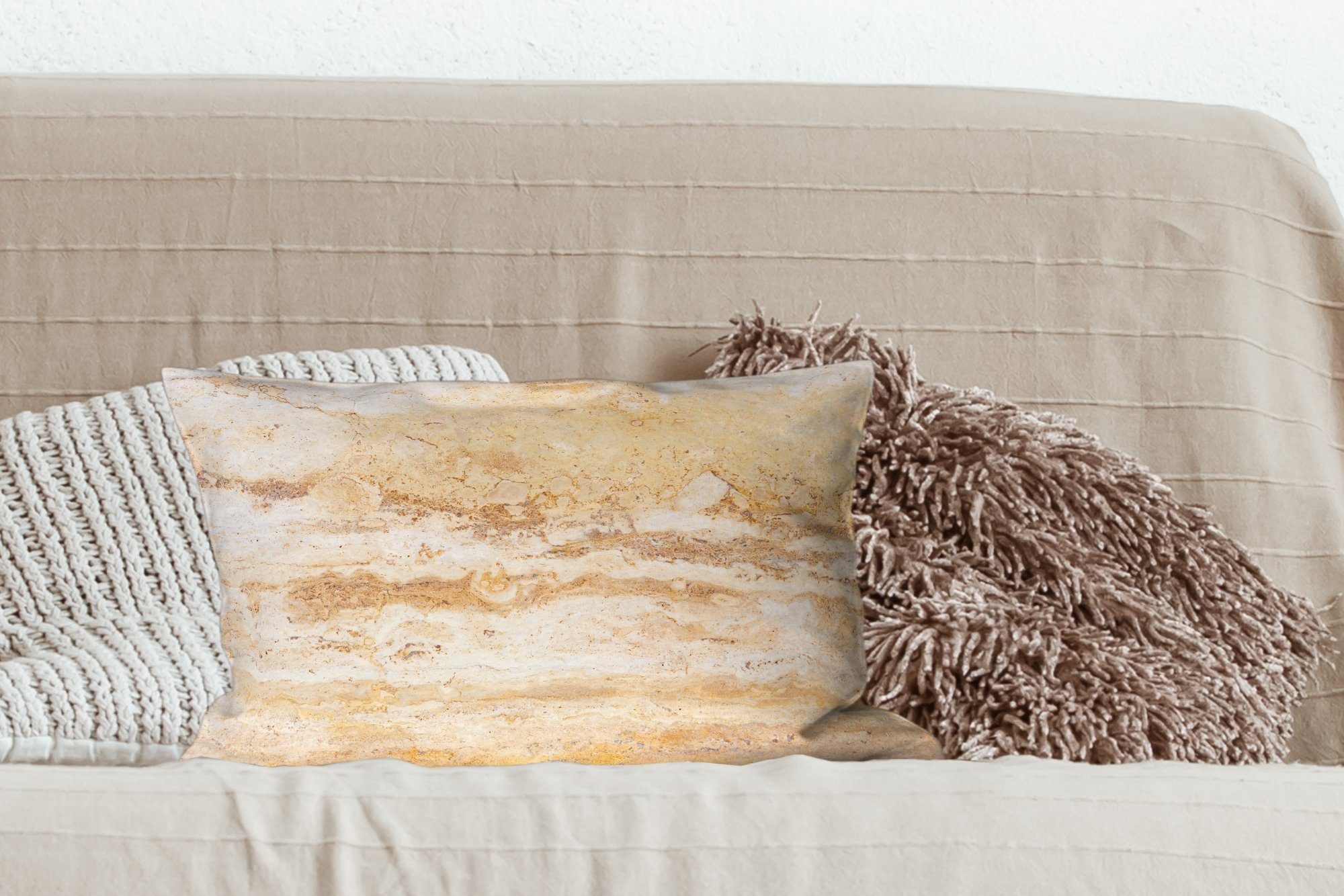 MuchoWow Dekokissen Zierkissen, mit Sand - Füllung, - Dekoration, Dekokissen Textur, Marmor Wohzimmer Schlafzimmer