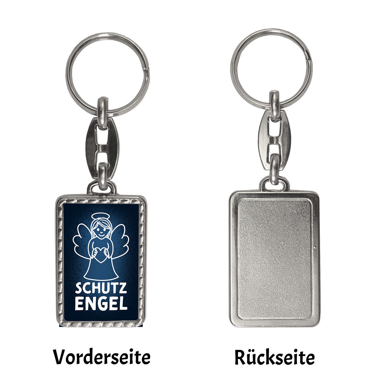 speecheese Schlüsselanhänger Schutzengel Schlüsselanhänger mit Bordüre günstig online kaufen