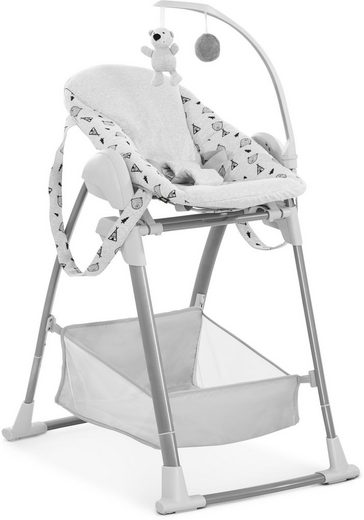 Hauck Kombihochstuhl »Sit N Relax 3in1, Nordic Grey«, mit Neugeborenenaufsatz und Wippengestell