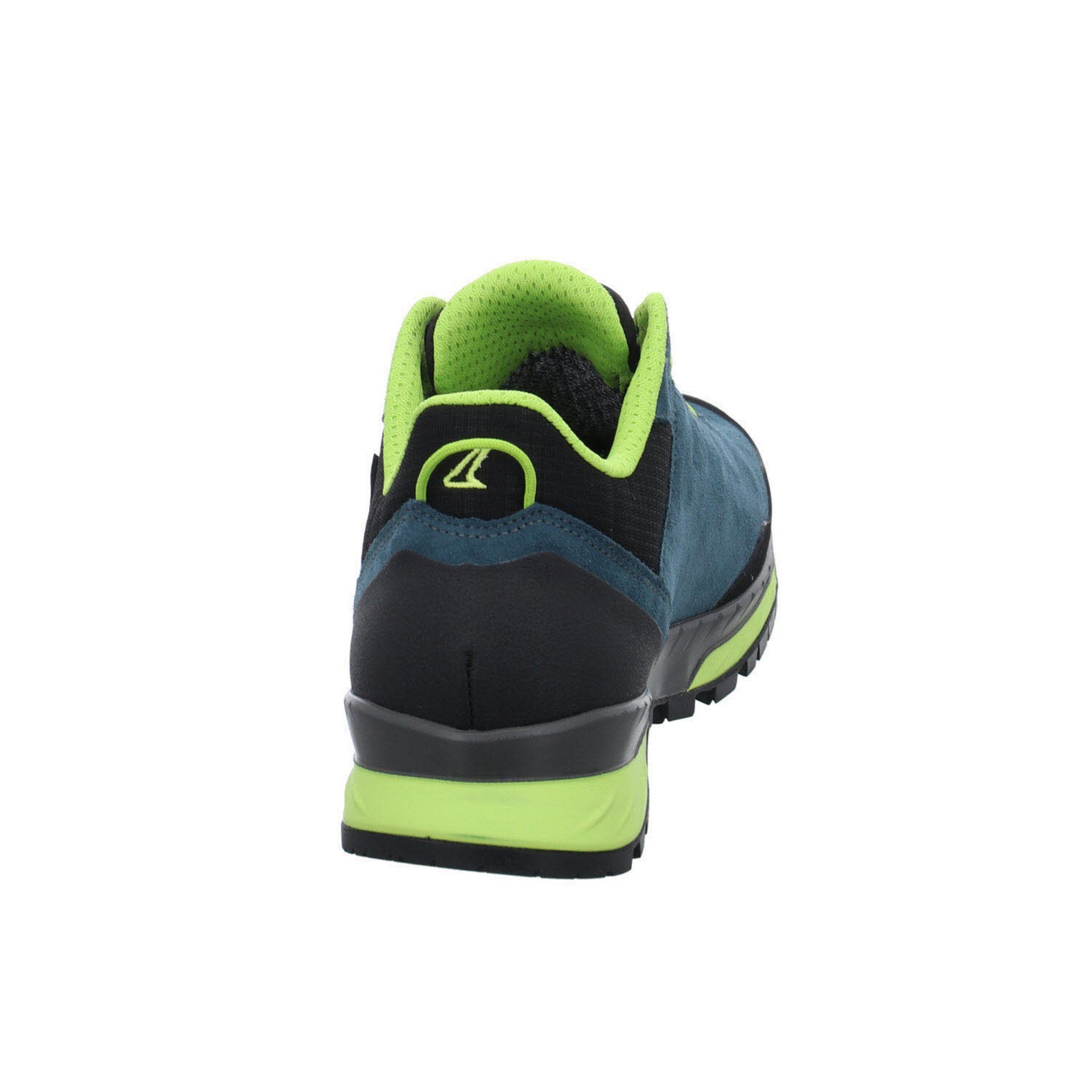 Schuhe petrol Leder-/Textilkombination Outdoorschuh Lowa Outdoor Herren (285) Delgado GTX Lo Outdoorschuh