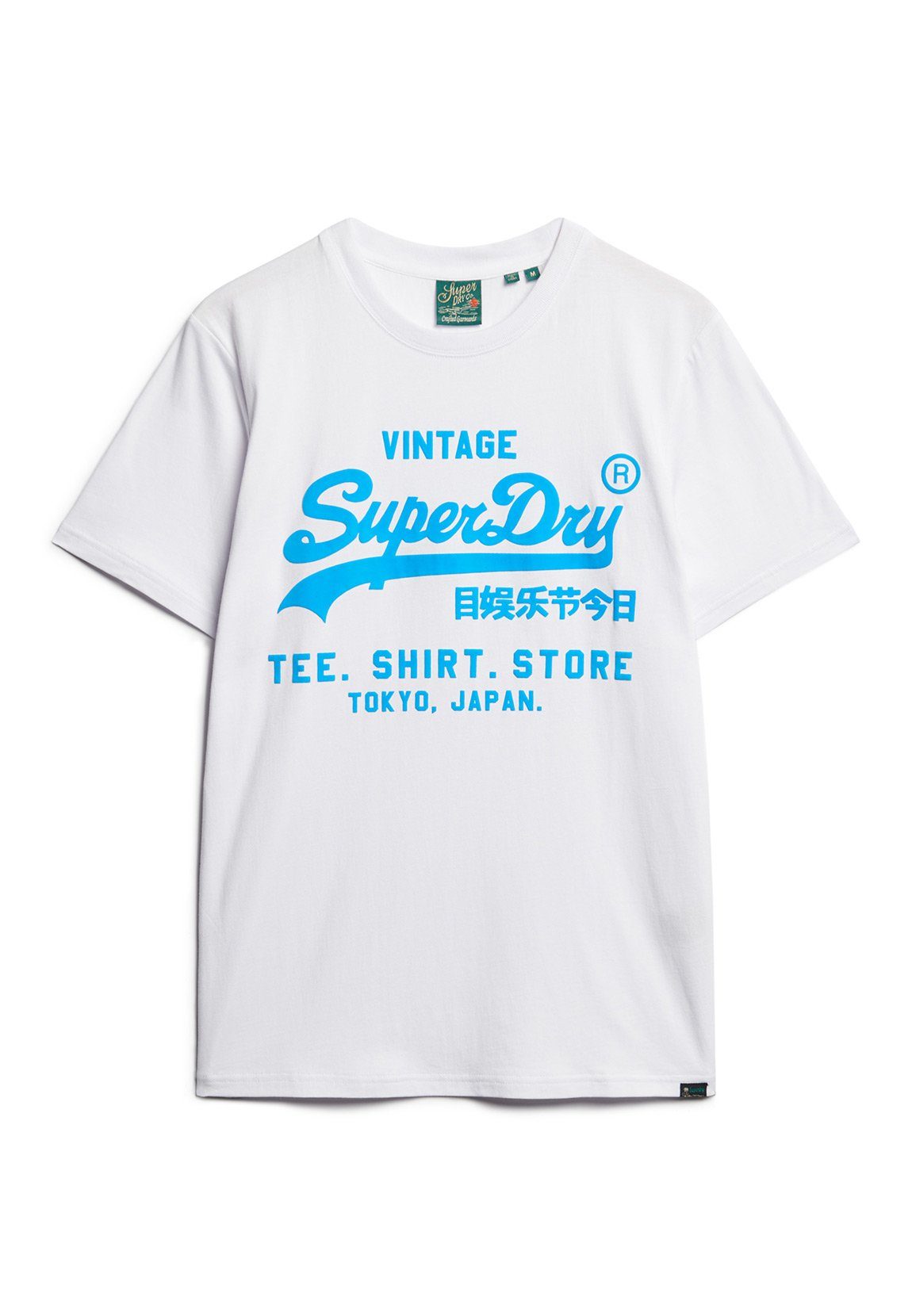 Superdry T-Shirt Superdry Herren T-Shirt NEON VL T-SHIRT Optic