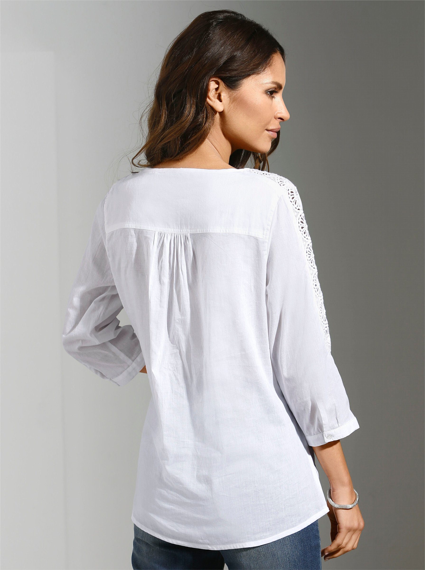 Witt Klassische Bluse Baumwollbluse günstig online kaufen