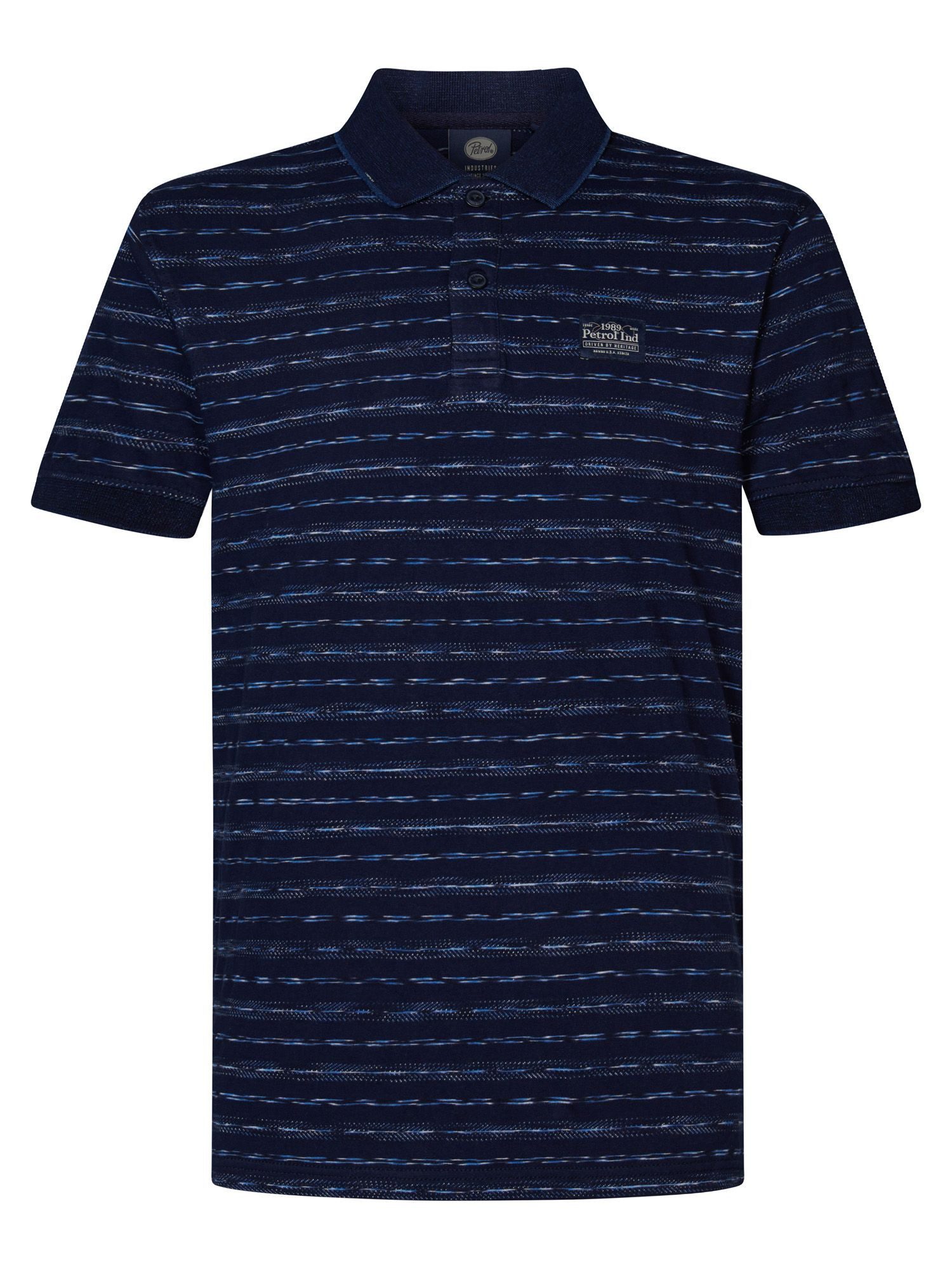 Petrol Industries Poloshirt - gestreiftes Shirt - Men Polo Short Sleeve