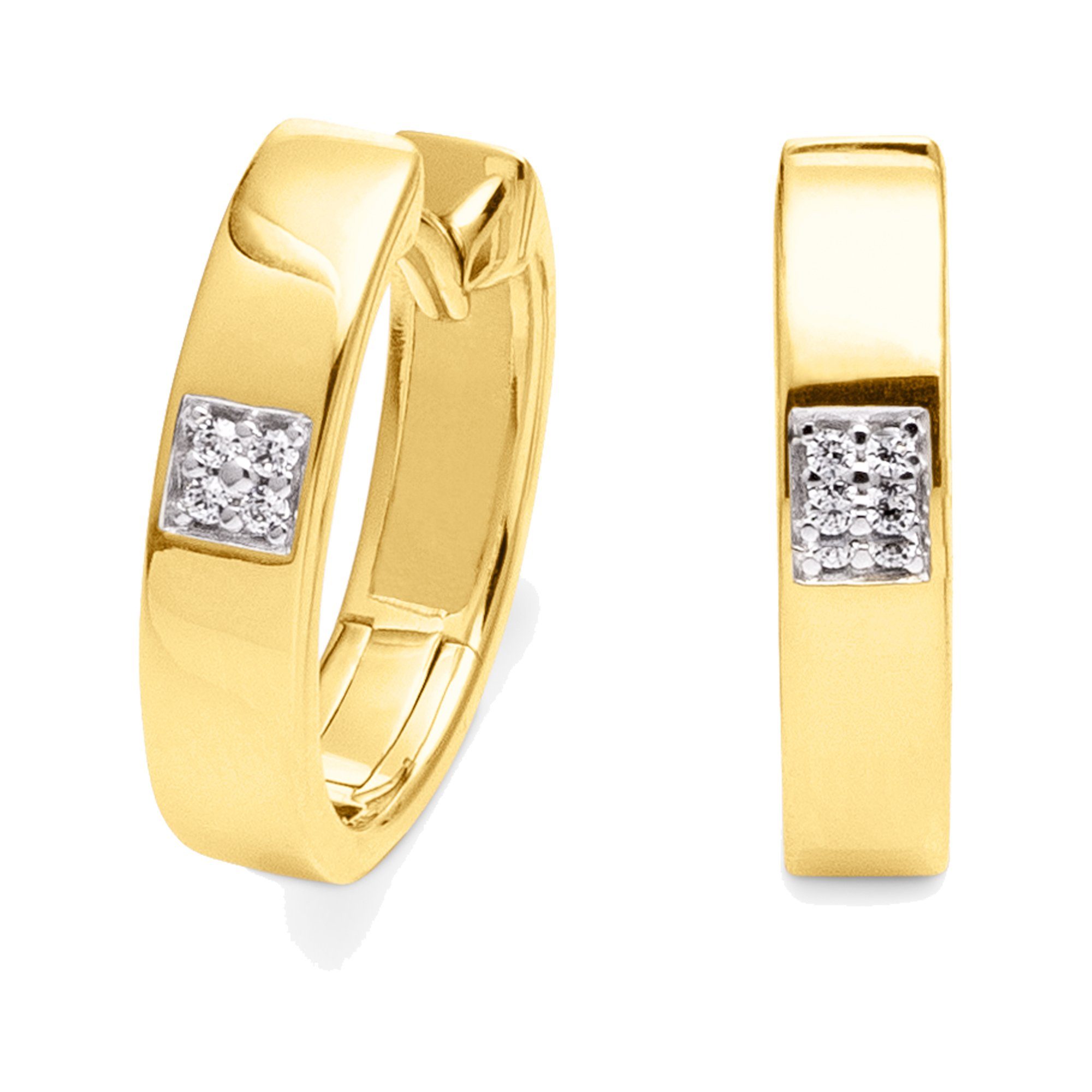 Orolino Paar Creolen Gold 585 mit günstig online kaufen