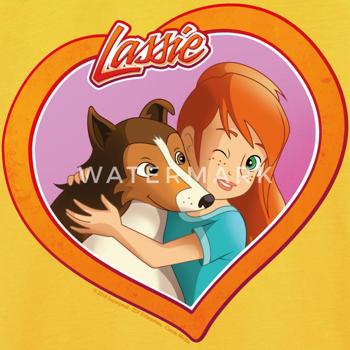 Spreadshirt T-Shirt Lassie Ein Herz Und Eine Seele Kinder Premium T-Shirt (1-tlg)
