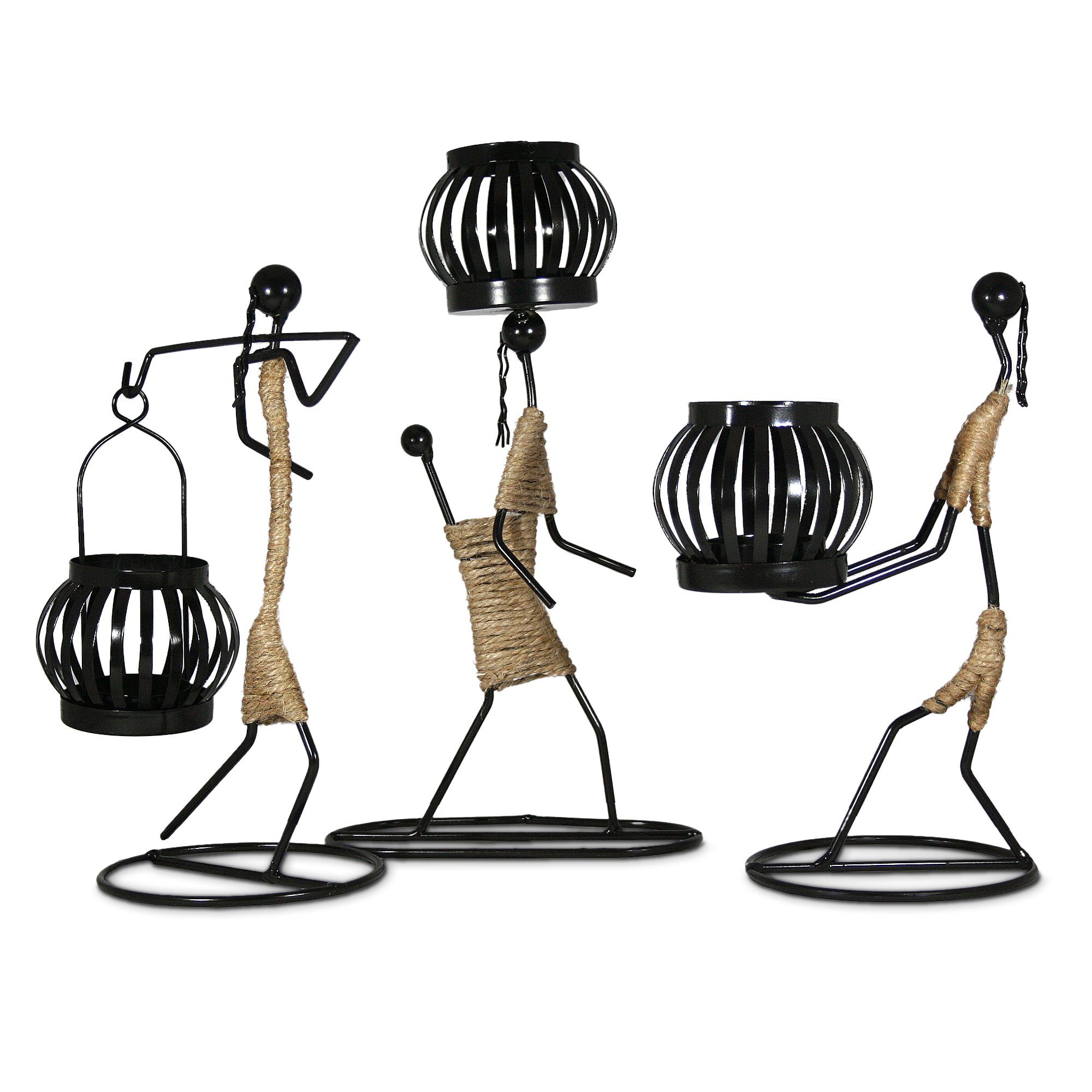 Starhome Teelichthalter 3er Deko Set .Tischdeko für Esstisch, Wohnzimmer, K günstig online kaufen