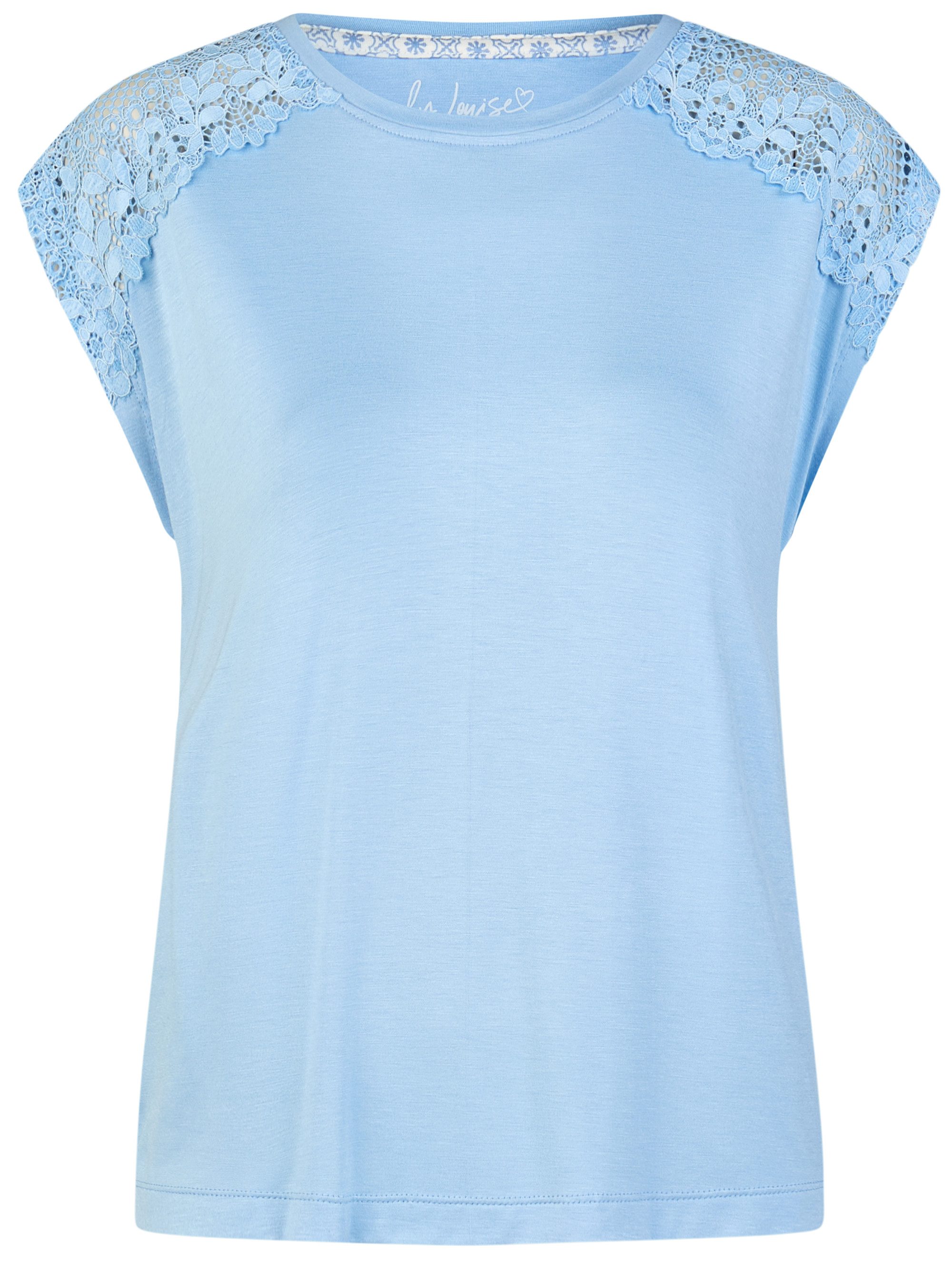 By Louise Shorty Lace Luxury (Set, 2 tlg., 2-teilig) Damen Pyjama Shorty Kurzarm Viskose Spitze Sommer