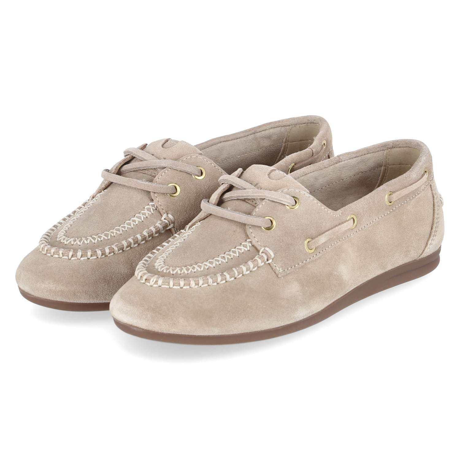 Palado Palado 6NU0381901 3800 Damen Rauleder sand Slipper