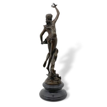 Aubaho Skulptur Bronzeskulptur Antik-Stil Bronze Akt Figur - 72cm nach Moreau Kopie Re