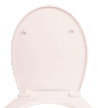 Calmwaters WC-Sitz Motiv Symbole, Motiv Sternchen, Duroplast, Absenkautomatik, Abnehmbar, 26LP3219