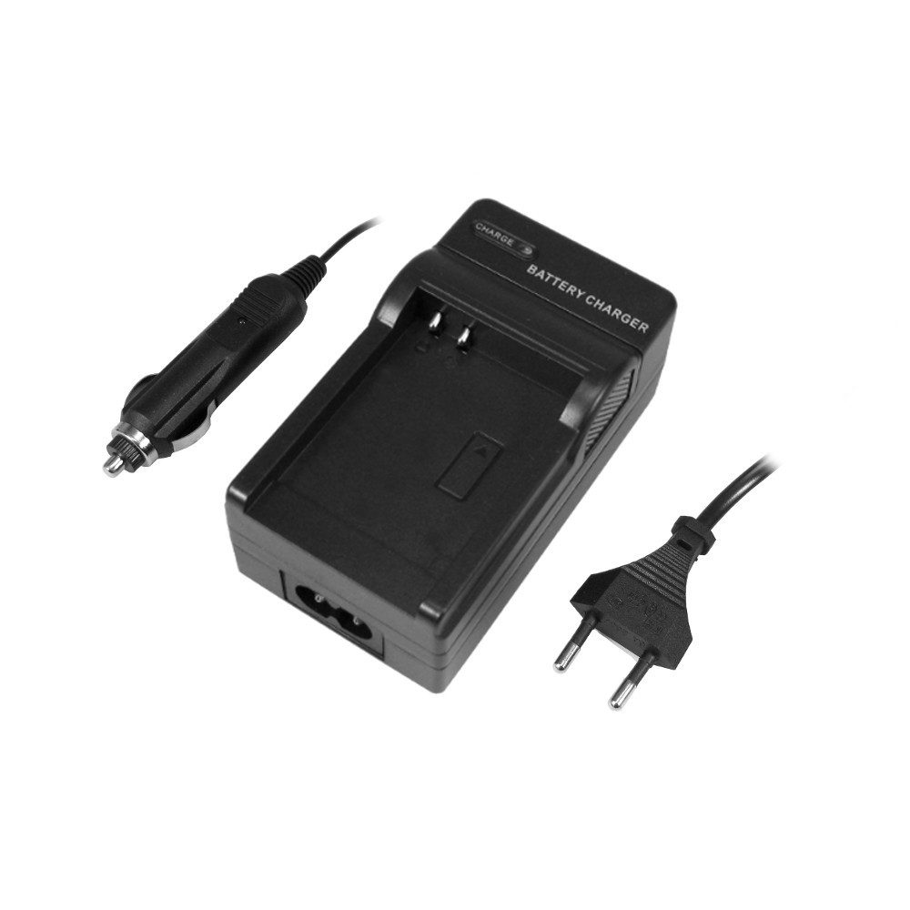 Trade-Shop Lader passend für Sony Alpha 7 III (ILCE-7M3 / ILCE-7M3K) / A7 Kamera-Ladegerät (für 220V Steckdose und 12V/24V Kfz Zigarettenanzünder)