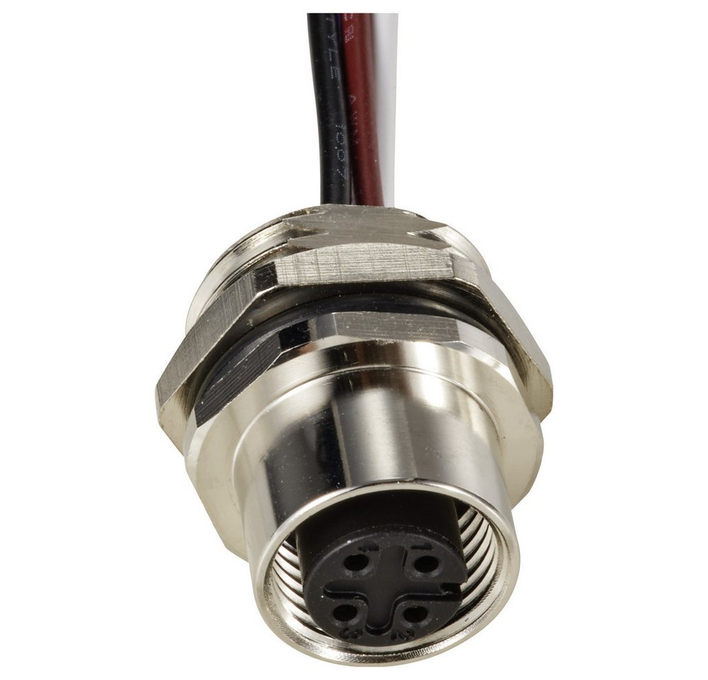 Thumbnail - TRU COMPONENTS Steckdose TRU COMPONENTS TC-12833216 Sensor/Aktor Einbaubuchse M12 Buchse, Einba, TC-12833216