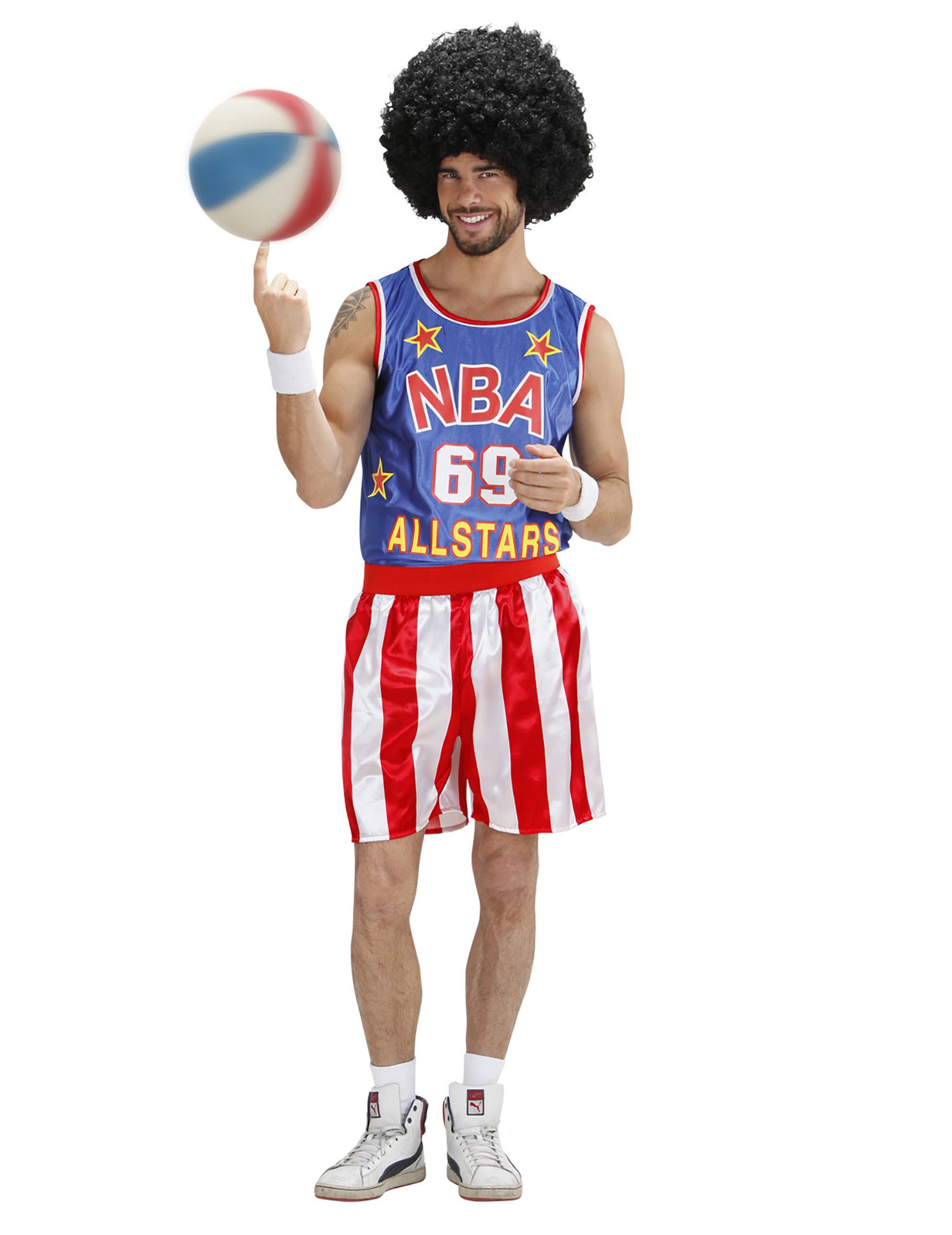 Widmann S.r.l. Kostüm Basketball-Spieler Kostüm Sportler bunt