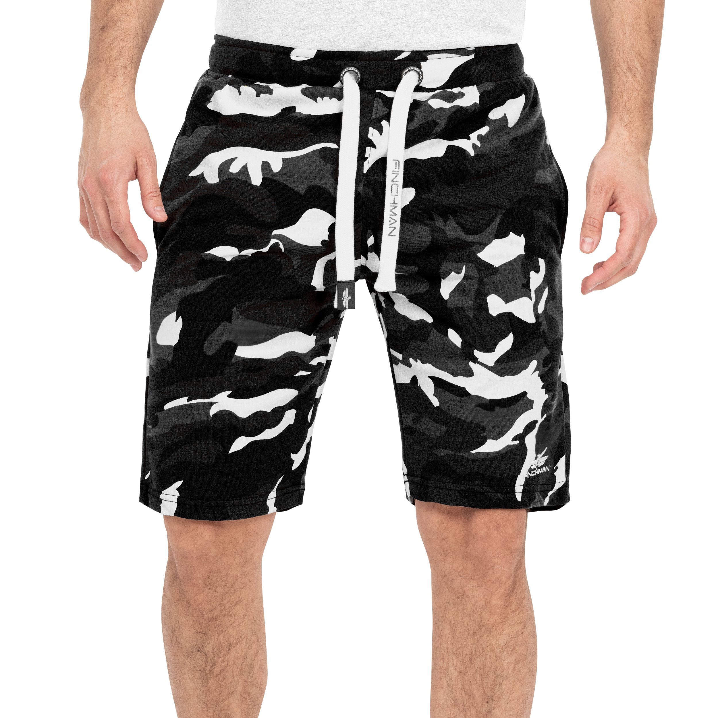 Finchman Cargoshorts FM191 Herren Cotton Sweat Short Kurze Hose Bermuda Sweatpant