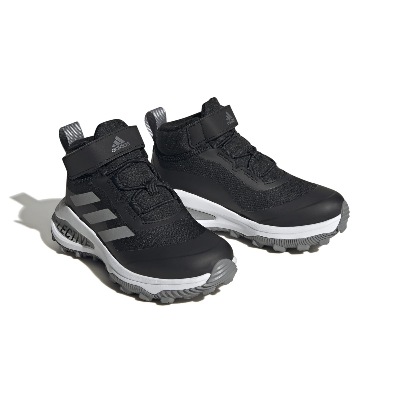 adidas Performance Fortarun (Freizeit, All Terrain, Cloudfoam, Klett) schwarz Kinder Laufschuh