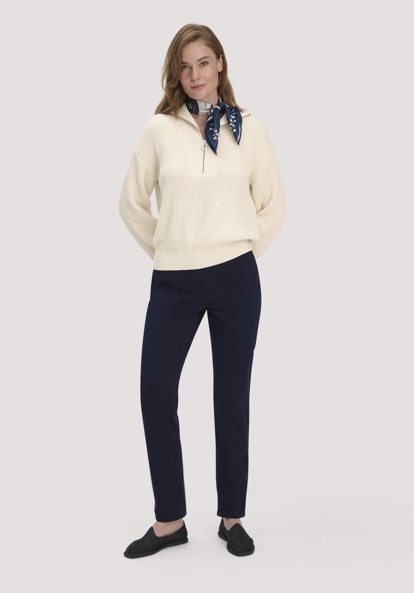 Hessnatur Strickpullover Relaxed aus reiner Bio-Baumwolle (1-tlg)