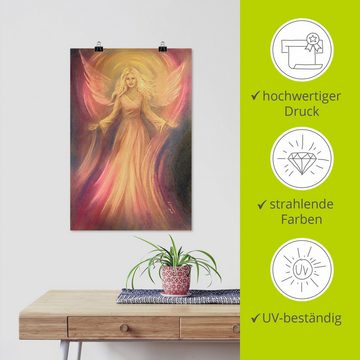 Artland Wandbild Engel Licht Liebe - Spirituelle Malerei, Religion (1 St), als Alubild, Outdoorbild, Leinwandbild, Poster, Wandaufkleber