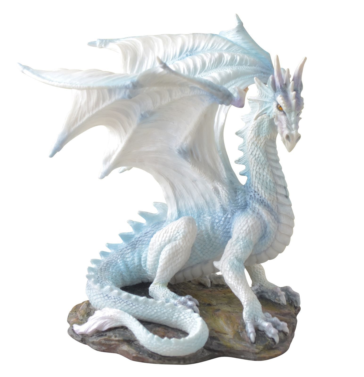 Vogler Dekofigur Draconis der weise Drache mit erhobenen Flügeln 19 cm Figur Skulptur