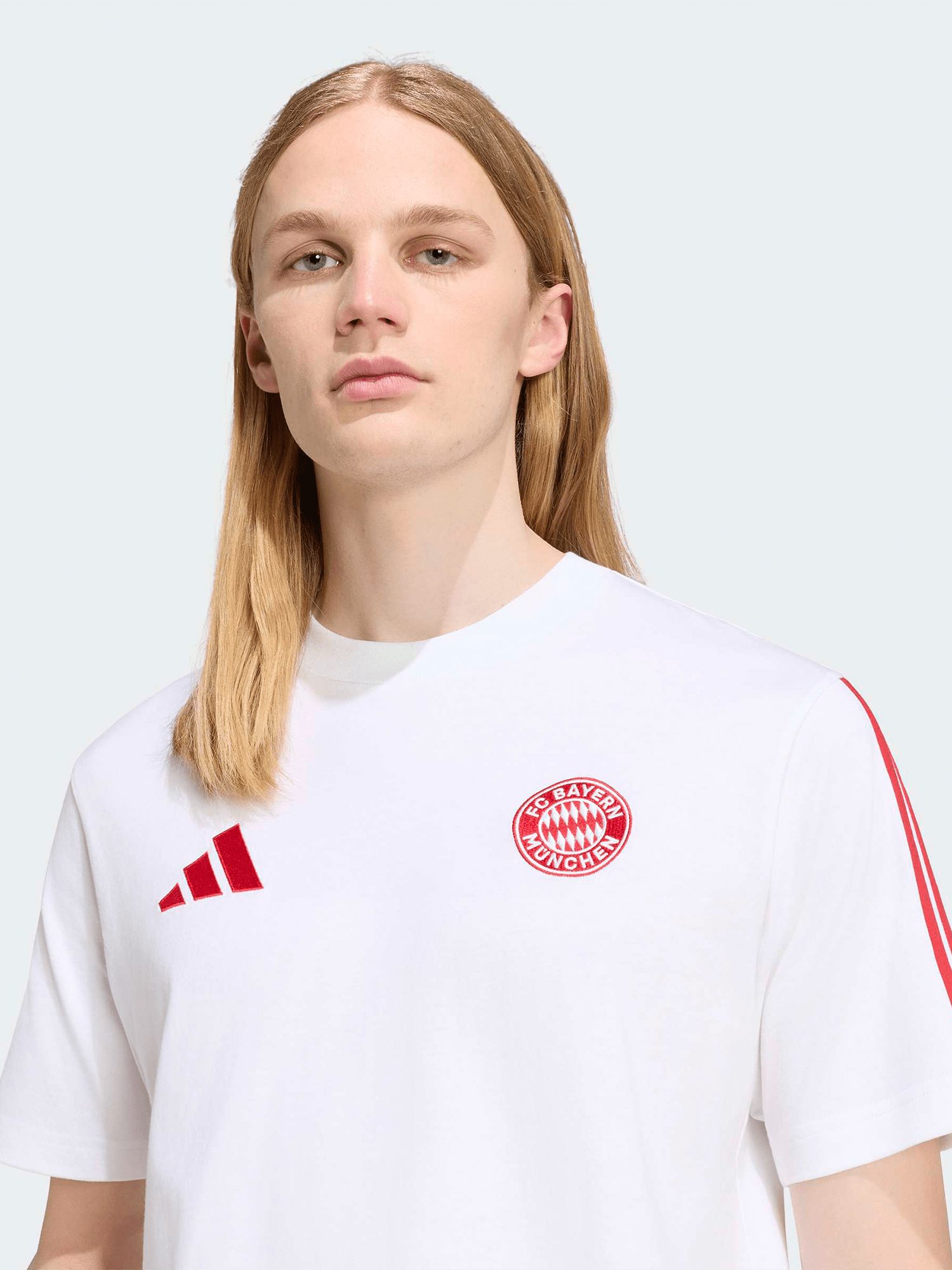 adidas Performance T-Shirt FC Bayern München, T-Shirt DNA, Herren, Weiß – Bild 3 von 5