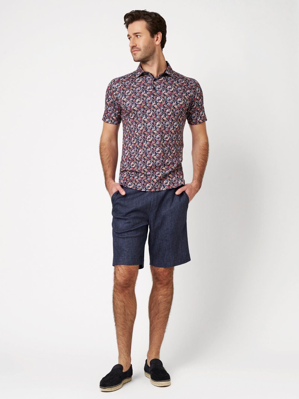 DESOTO Poloshirt Casual Polo Kent mit Kent Kragen