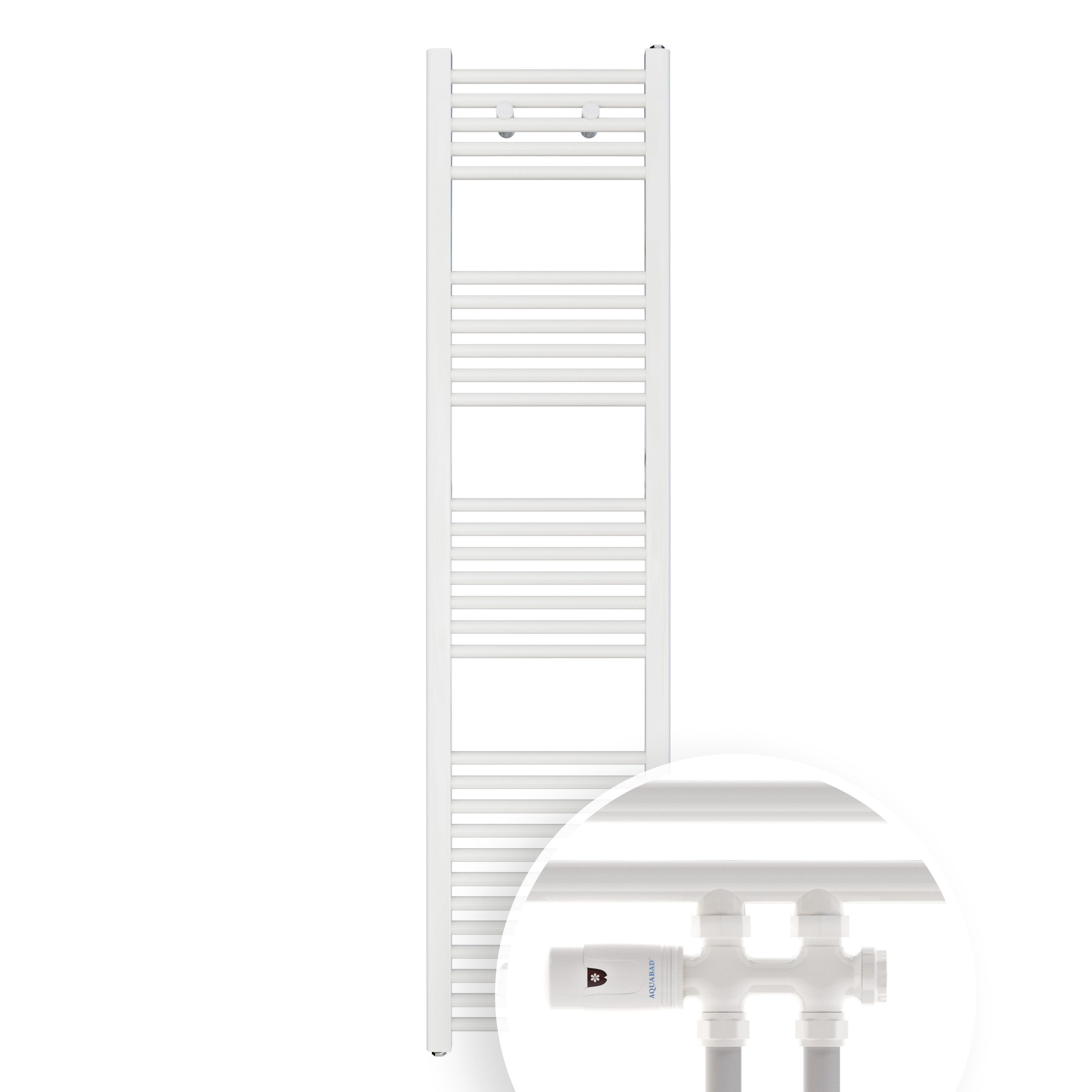 Aquabad® Badheizkörper VIRGO Handtuch Heizkörper Mittelanschluss günstig online kaufen