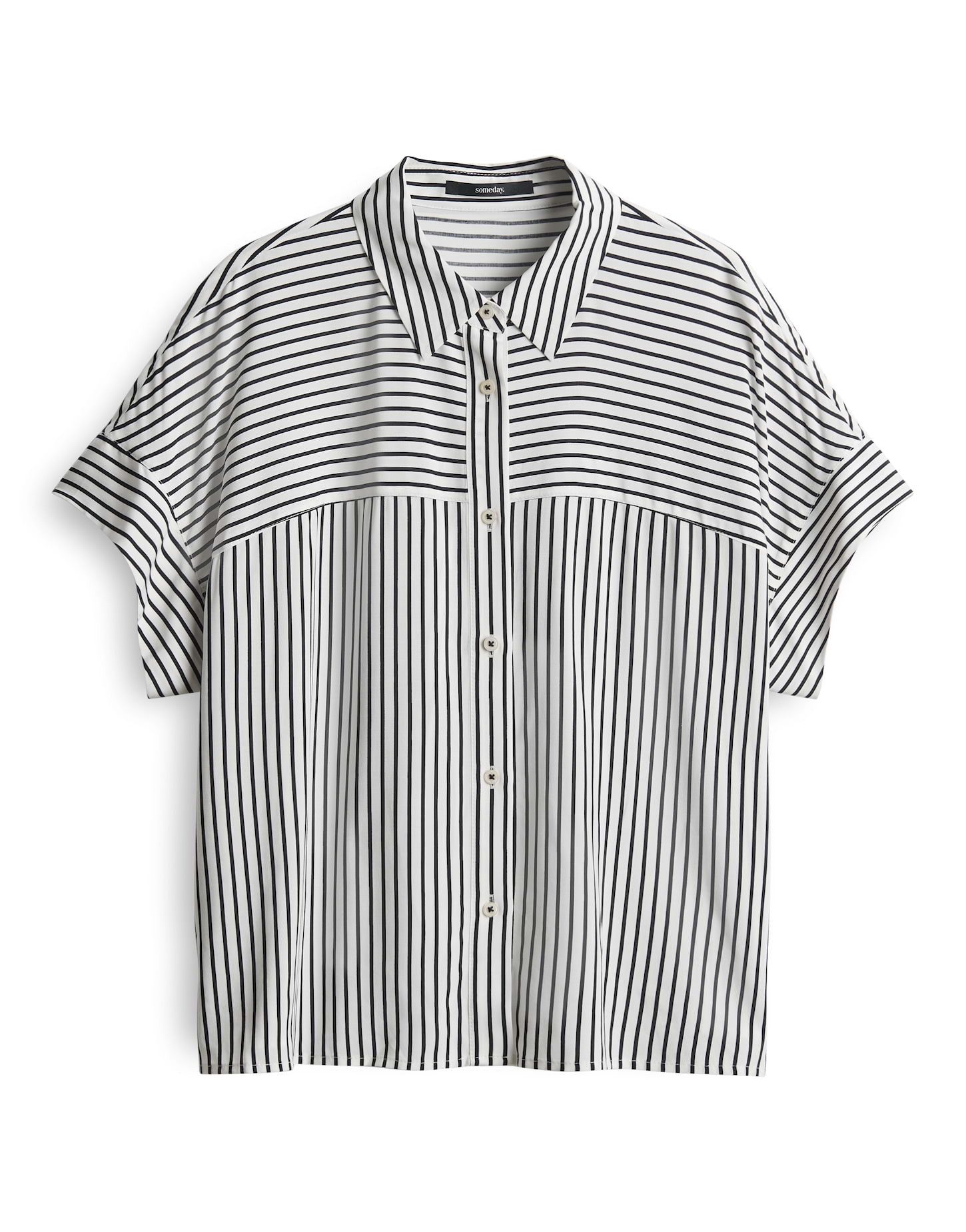 someday Kurzarmbluse ZAMUDRA aus edlem Tencel günstig online kaufen