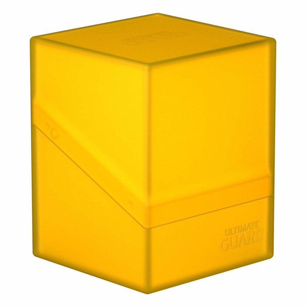 Ultimate Guard Spiel Boulder Deck Case 100+ Standardgröße Bernstein