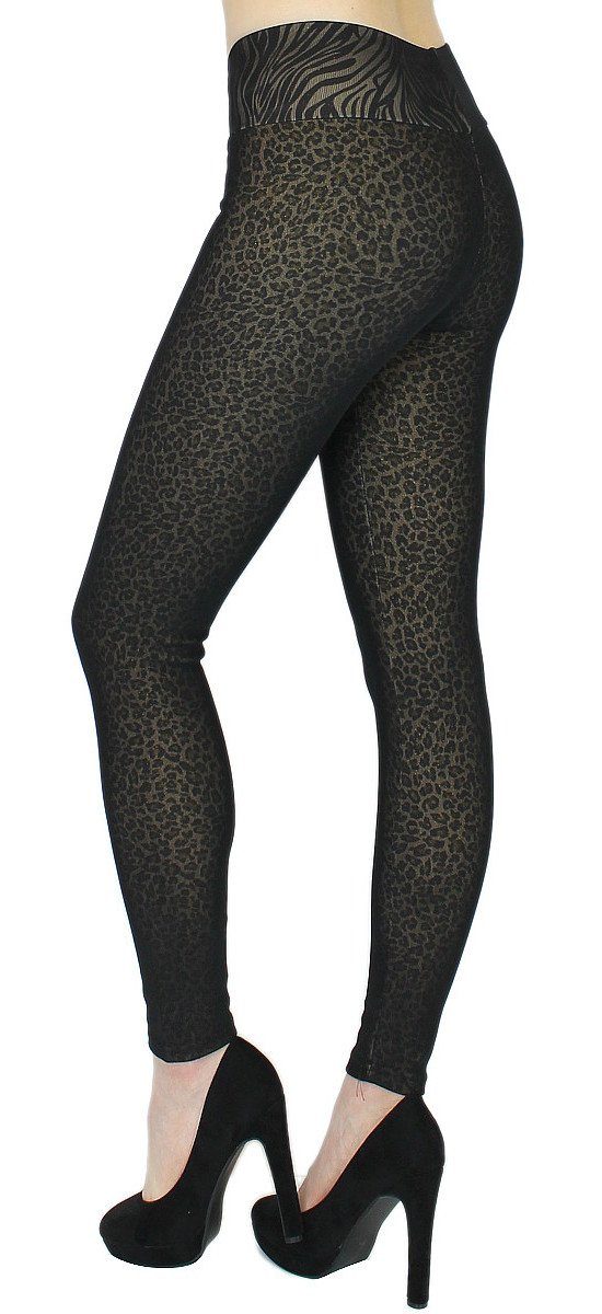 dy_mode Thermoleggings Thermo Leggings Damen Highwaist im Strumpfhose Optik günstig online kaufen