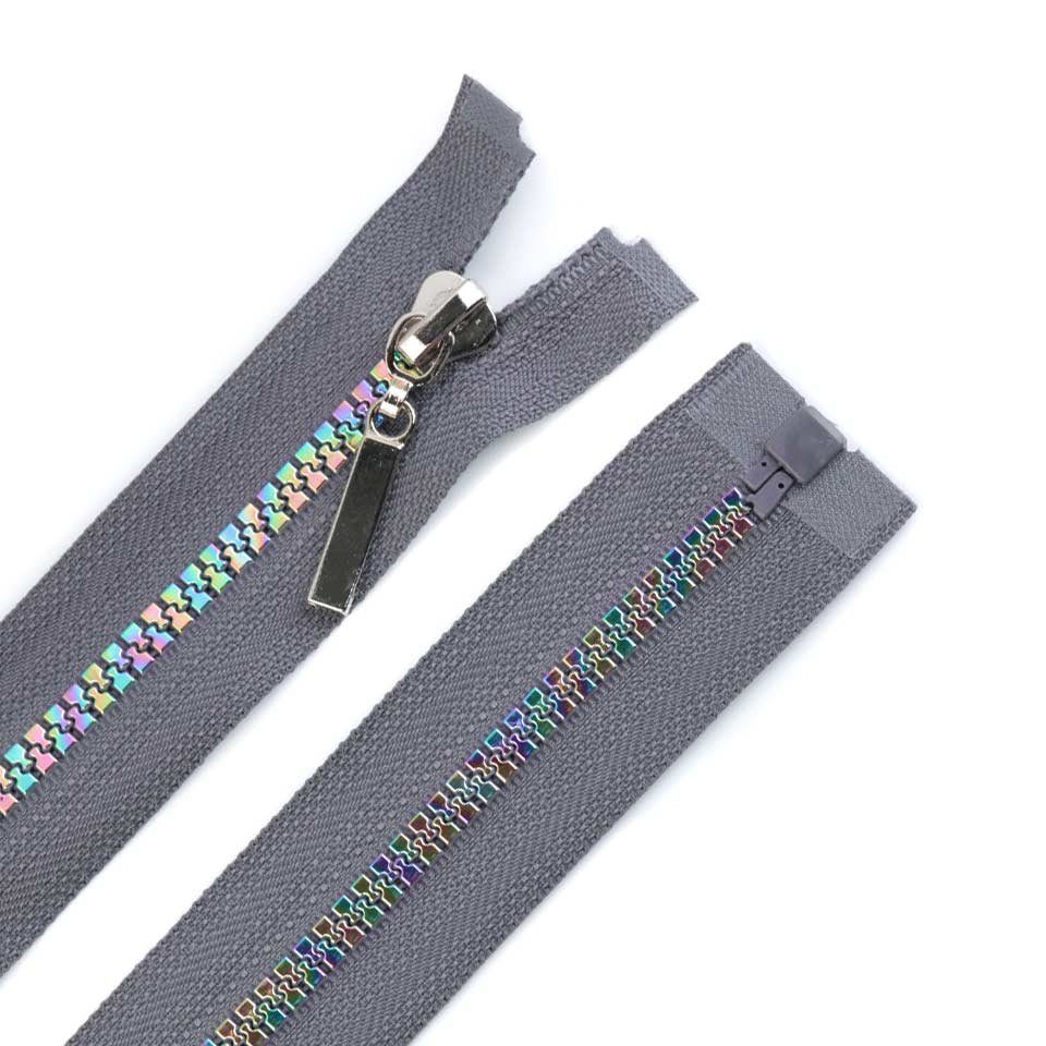 maDDma Reißverschluss Reißverschluss 5mm inkl. Zipper, Regenbogen, 50cm