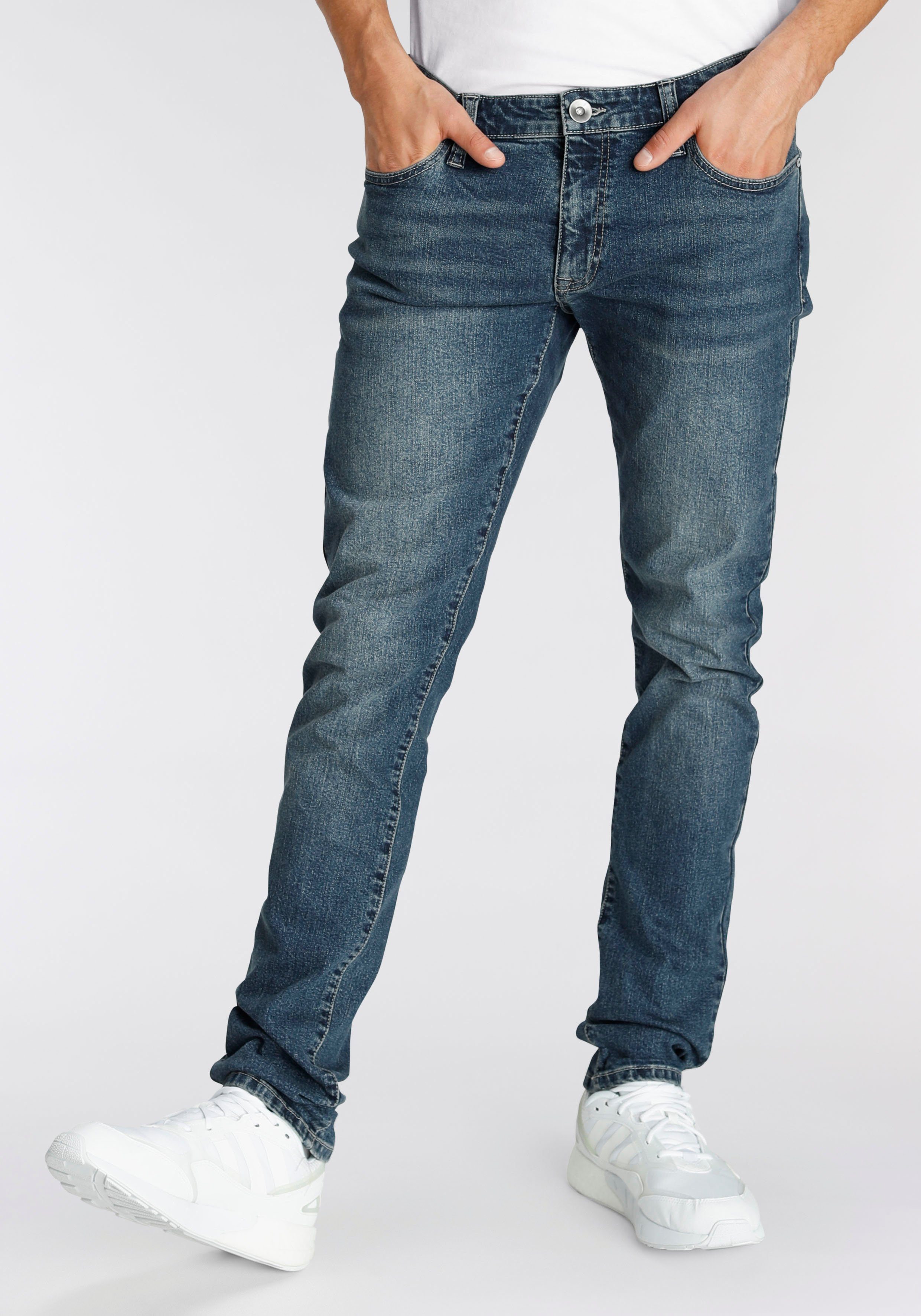 AJC Slim-fit-Jeans im 5-Pocket-Stil dark blue