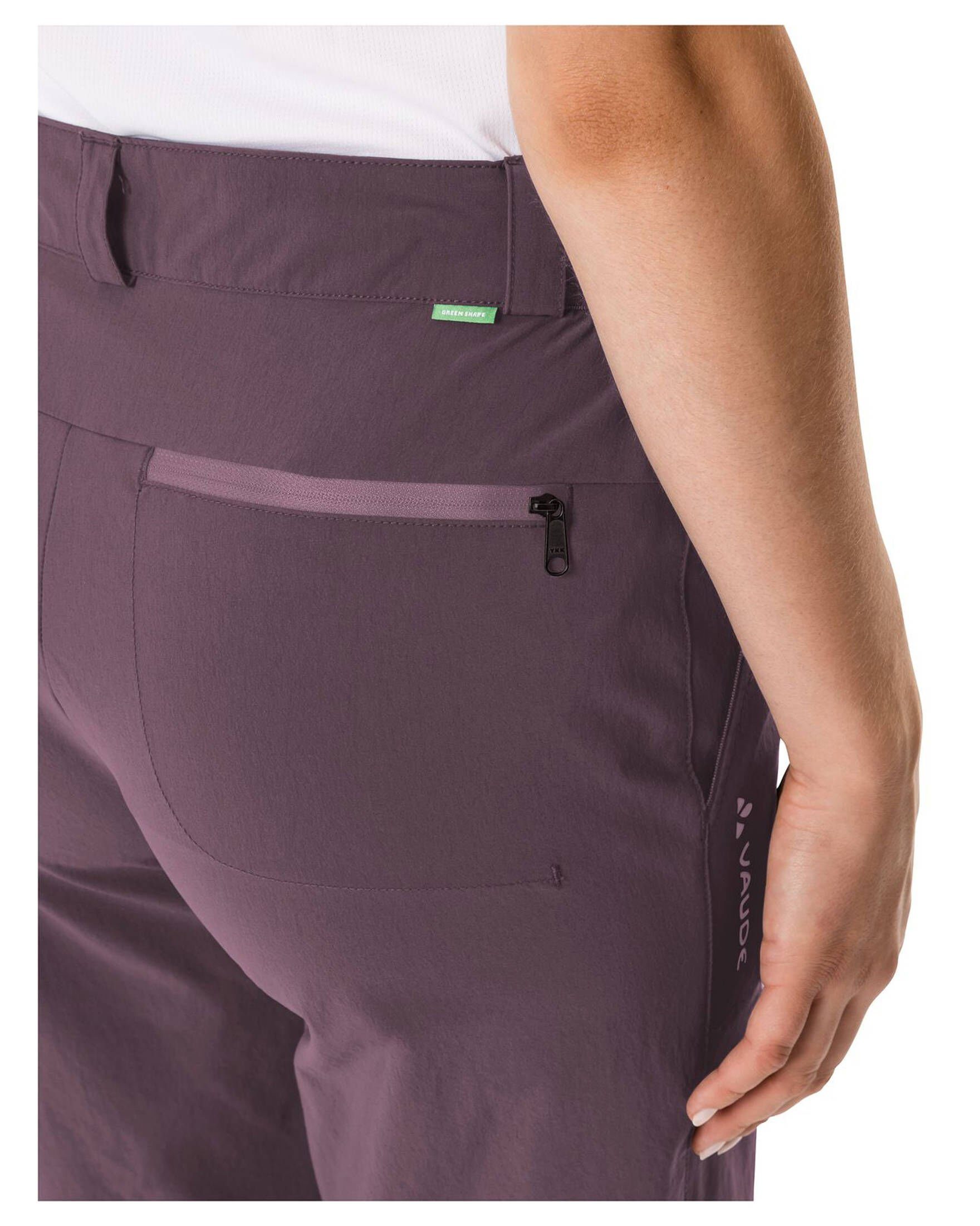 (317) Outdoorhose STRETCH Wanderbermudas Damen (1-tlg) II FARLEY VAUDE brombeer