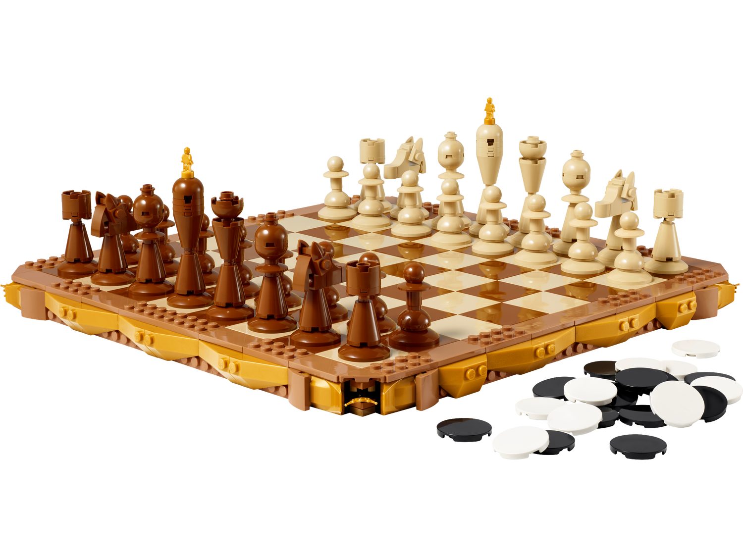 LEGO® Sonstiges 40719 Traditionelles Schachspiel Spielbausteine, (Set, 743 St., Set)