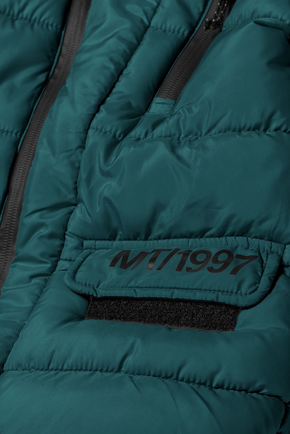 gefüttert Winterjacke warm (3-14y) MINOTI Grün