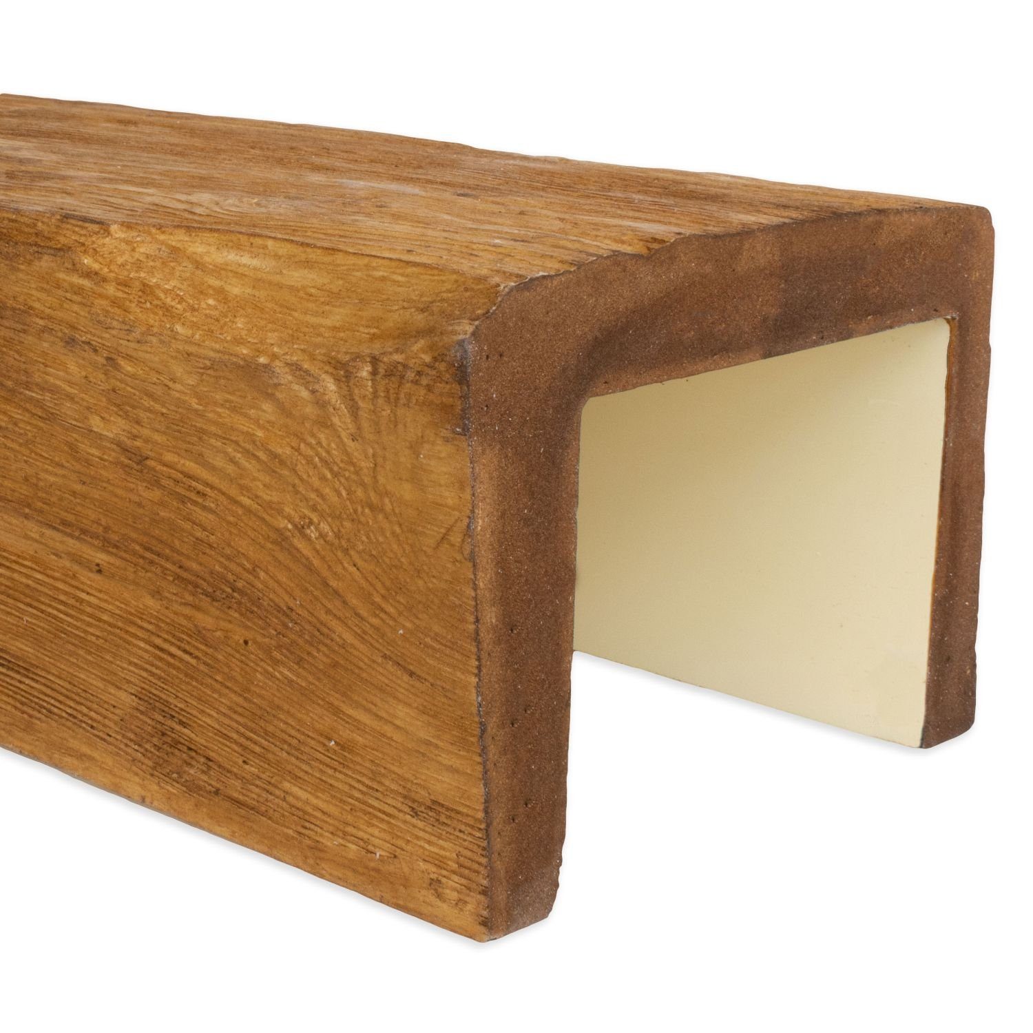 PROVISTON Wanddekoobjekt PU-Balken, Polyurethan, 190 x 130 x 3000 mm, Eiche günstig online kaufen