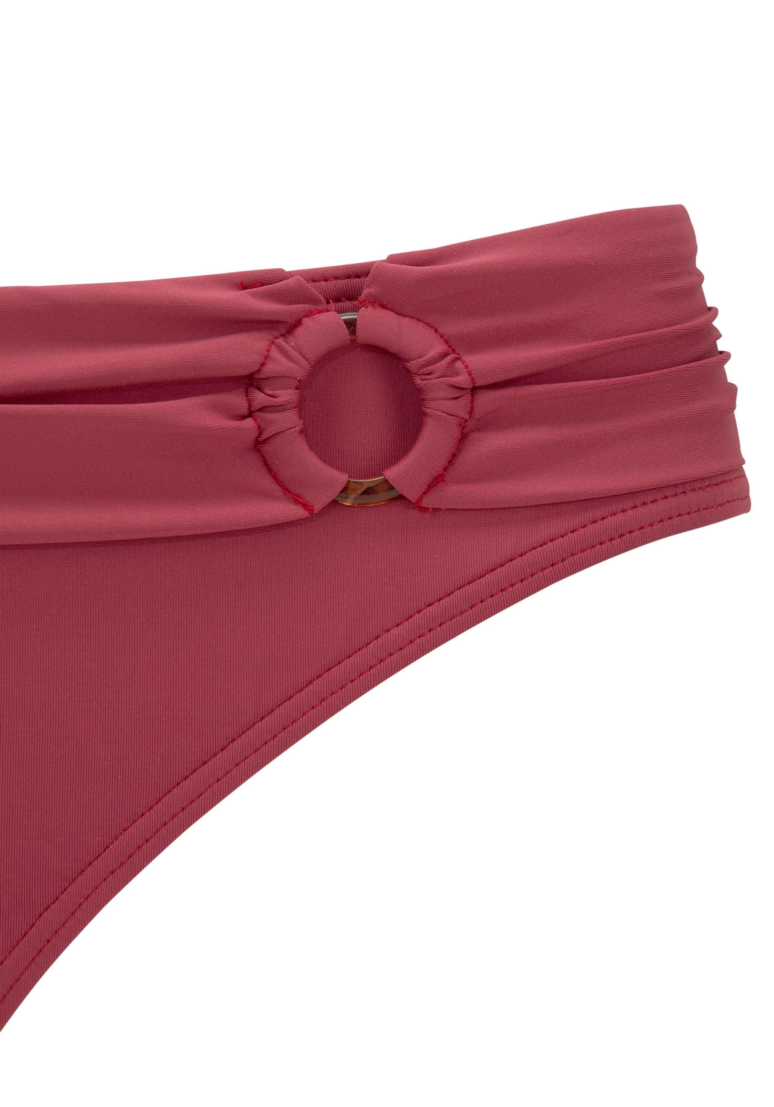 s.Oliver Bikini-Hose Rome mit Umschlagbund