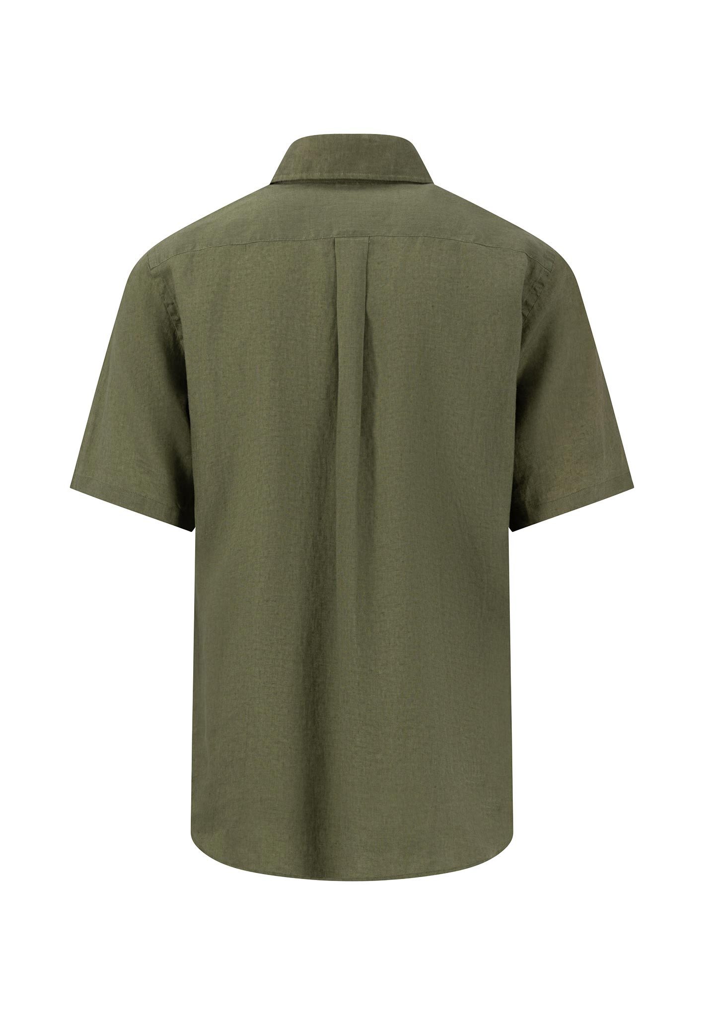 FYNCH-HATTON Kurzarmhemd Summer Linen, B.D., 1/2 dusty olive günstig online kaufen