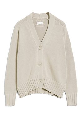 Armedangels Cardigan ENKAAR COMPACT Damen (1-tlg) Gerippte Bündchen