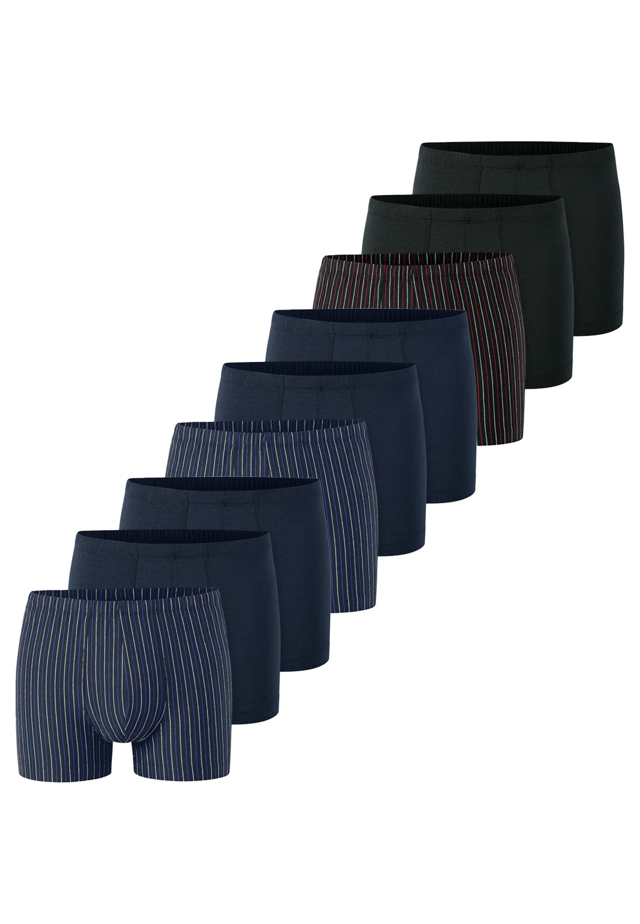 Schiesser Retro Boxer 9er Pack 95/5 Essentials (Spar-Set, 9-St) Retro Short günstig online kaufen