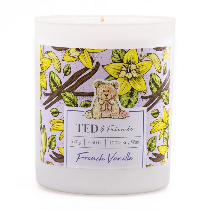 Ted&Friends Duftkerze Duftkerze French Vanilla - 220g (1.tlg)